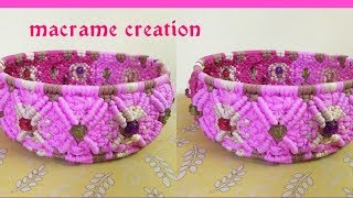 Macrame BASKET [upl. by Lemuel85]