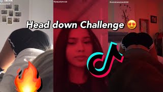 Head down show back challenge tiktok compilation [upl. by Nedearb]