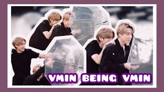 VMIN Being VMIN  BTS Taehyung and Jimin Moments [upl. by Airetnuhs]