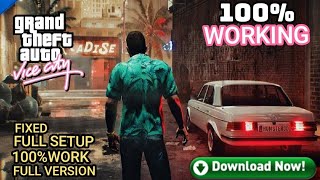 HOW TO DOWNLOAD GTA VICE CITY IN PC [upl. by Stalk451]