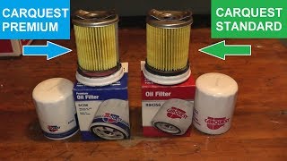 Carquest Standard Oil Filter vs Carquest Premium Oil Filter [upl. by Sedaiuqlem]