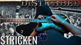 Disturbed – Stricken POV Guitar LessonCover  With Screen Tabs [upl. by Ittocs844]