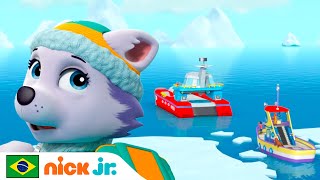 Patrulha Canina  A Patrulha Marítima salva um barco  Nick Jr em Português [upl. by Llewoh]