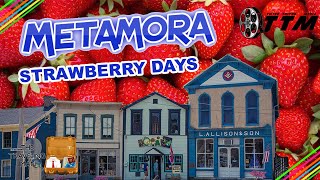 A CANAL TOWN OF FESTIVALS STRAWBERRY DAYS METAMORA INDIANA [upl. by Naoma]