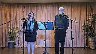 FatherDaughter duo perform quotThe Prayerquot [upl. by Jabez]