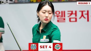 Set 4 KHyunwooKBomi  Quốc NguyệnKGayoung  GREEN vs HANA  PBA Team League 2425  R1 [upl. by Eckardt]