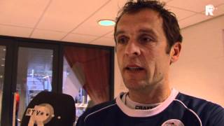 Spartacoach Arjan van der Laan na de overwinning [upl. by Lehcor]