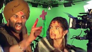 Gadar 2 Movie Behind the scenes  Making of Gadar 2  Sunny Deol  Ameesha Patel [upl. by Eecal]