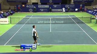 2012 Raonics aces vs Tipsarevic [upl. by Guthrey]