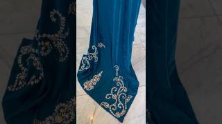 Fine velvet shawls with hand work Gota and MukeshLength 3 yards Microvelvet shawls [upl. by Ahsined]