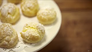 Easy Mini CustardFilled Cream Puff Pastries [upl. by Daphne]