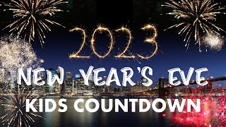 2022 New Years Eve Kids Early Countdown to 2023  Its almost midnight [upl. by Gorski]