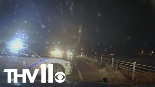 Arkansas State Trooper performs PIT maneuver on wrong car [upl. by Einohtna]