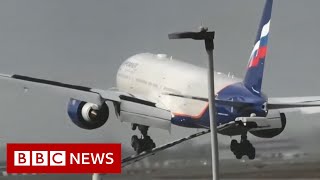 Big Jet TV How a plane stream became a sensation during Storm Eunice  BBC News [upl. by Erlina]