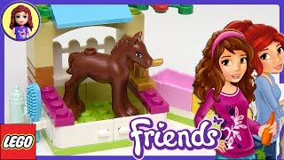 LEGO Friends Little Foal Set Unboxing Review and Play  Kids Toys [upl. by Yanffit]