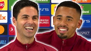 🔴 LIVE  Mikel Arteta and Gabriel Jesus prematch press conference  Arsenal v Bayern Munich [upl. by Brand]