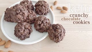 Keto Crunchy Chocolate Cookies [upl. by Bern]