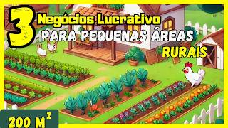 3 Melhores Ideias para pequena Chácaras quotNegócios Lucrativos 2024quot [upl. by Eeb]