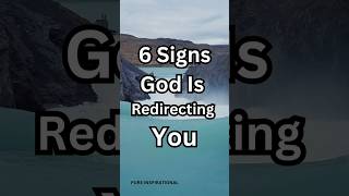 6 Signs God Is Redirecting You DivineGuidance GodsCourseCorrection [upl. by Etyam]