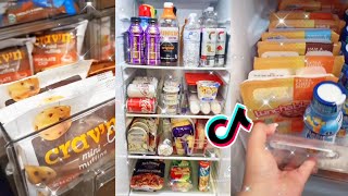 restocking pantry and fridge tiktok compilation [upl. by Enedan]