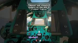 Manual and classic cockpit of the MIG21 Fishbed fighter usarmy airforce eaglesnews mig21 [upl. by Francisco302]