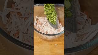 Fresh amp Flavourful Easy Surimi Imitation Crab Salad Recipe [upl. by Kohsa]