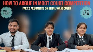 How to Argue in Moot Court Competition  Moot Court on Criminal Law  Criminal Law law mootcourt [upl. by Nasaj]