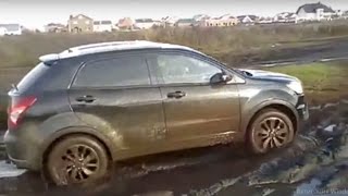 Ssangyong Kyron Korando Actyon Off road 4x4 Compilation [upl. by Lody]