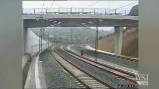 Spanish Train Crash Video  Spanish Train Crash Caught on CCTV [upl. by Nneb654]