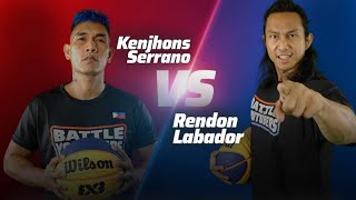 Battle Of The Youtubers Rendon Labador Vs Kenjhons AKA Mr Mainit 1v1 BasketBall [upl. by Stoffel860]