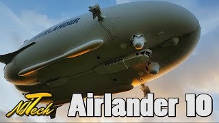 Hybrid Air Vehicles  Airlander 10 practising approaches [upl. by Catherine]