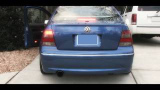 VW Gli 42 Draft Designs 3quot Turbo BACK Exhaust 18t [upl. by Amej]