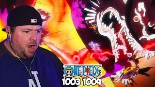 Unleashing Odens Secret Swordplay One Piece Episode 1003 amp 1004 Reaction [upl. by Enialb795]