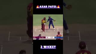 axar 3 wicket haul cricket wicket viralvideos viralshort [upl. by Safier]