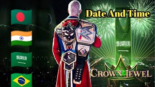 Wwe Crown Jewel 2024 Date And Time  wwe crownjewel dateandtime romanreigns therock 2024 [upl. by Ely]