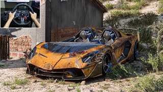 Rebuilding Lamborghini Aventador SC20 Forza Horizon 5 Logitech G29 Stering Wheel Gameplay [upl. by Sandstrom40]