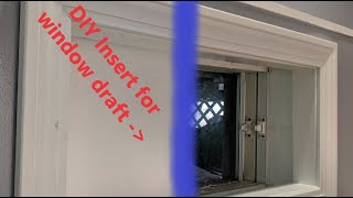 How to fix drafty basement windows with an insert [upl. by Ricoriki]