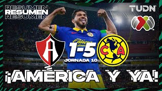 HIGHLIGHTS  Atlas 15 América  CL2024  Liga Mx J10  TUDN [upl. by Tigdirb1]