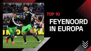 TOP 10  Feyenoord in Europese uitwedstrijden 🌍 [upl. by Wat]