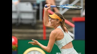 Maria Sharapova  2018 Roger Cup Day 2  Shot of the Day [upl. by Maddock]