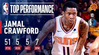 Jamal Crawfords MUSTSEE 51 Point Performance At Age 39  April 9 2019 [upl. by Kenwood]