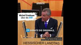 quotOskar Schindler würde Sie verachtenquot – Michel Friedman über die AfD [upl. by Cod]