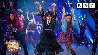 Our Pros bring Wednesday Addams to the Strictly Ballroom ✨ BBC Strictly 2023 [upl. by Aicirtal]