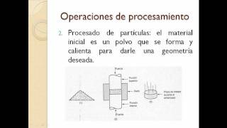 PROCESOS DE MANUFACTURA PARTE 2 UDISTRITALmp4 [upl. by Kenwrick29]