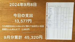 【家計簿】2024年9月8日 今日の支出家から小学生がいなくなると、鉛筆どうするか問題を迎えます。書き味のいい系鉛筆は、とりあえず何本か私の鉛筆立てに立てて使っています。 [upl. by Eriuqs871]