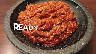 Homemade Indonesian Spicy Chili Paste Sambal [upl. by Attikram579]