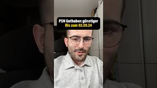 Playstation Guthaben günstiger🔥 bis zum 020924 [upl. by Kcirde]