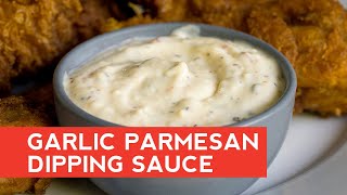 How To Make Garlic Parmesan Dipping Sauce [upl. by Akins]