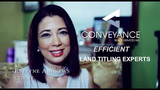 How to get Professional Land Title Assistance Philippines  Conveyance Realty Services Inc [upl. by Misaq41]