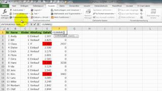 Excel  242  Zellfarben in Formeln berücksichtigen  ZELLEZUORDNEN [upl. by Elizabet]